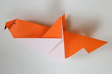 Un Origami Tout Simple D Oiseau Cabane A Idees