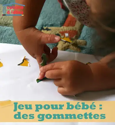 Jeu Pour Bebe Des Gommettes Cabane A Idees