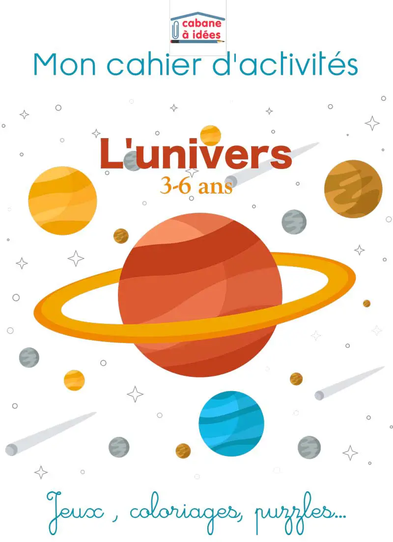 L'espace Cahier D'activité pour Enfants: Age 4 - 10 ans | Livre enfant 92  activités pour apprendre en s'amusant Sur La Science de l'Espace |  