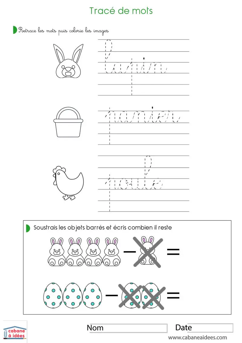 Cahier de coloriages & découpages enfant 3-5 ans pâques: Livre d'activités  manuelles pour apprendre à découper aux enfants dès 3 ans - Grand format A4  - Atelier creatif pour enfant - Idéal